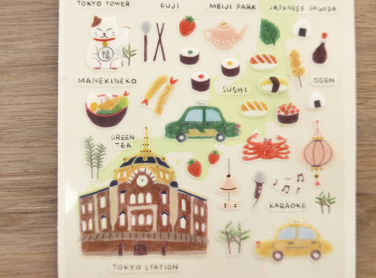 Suatelier Design "Daily in Tokyo" Sticker Sheet