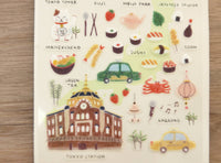 Suatelier Design "Daily in Tokyo" Sticker Sheet