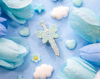 Unicorn Eclipse Frozen Sword Enamel Pin