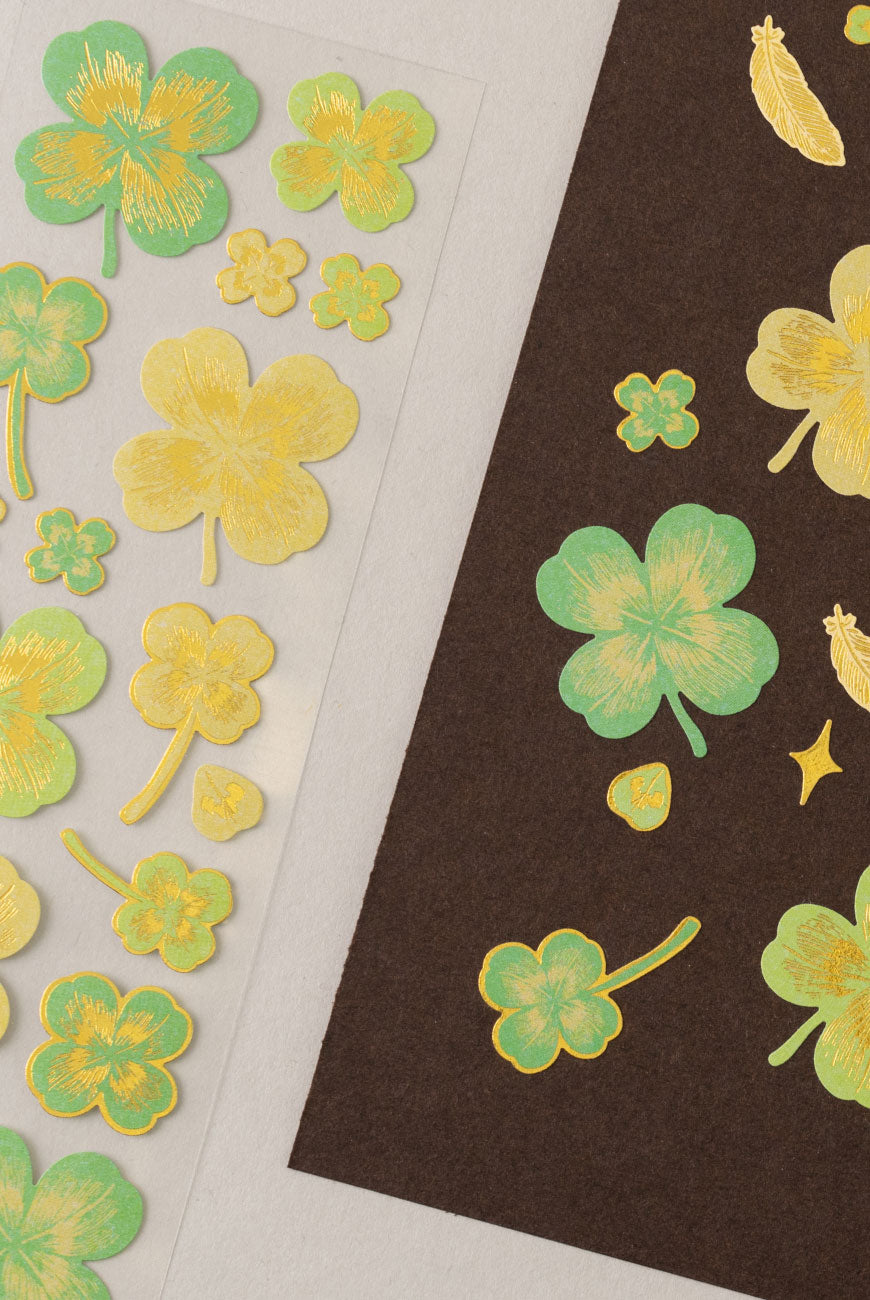 Golden Clover Sticker