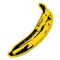 Big Banana by Andy Warhol - Die-Cut Sticker