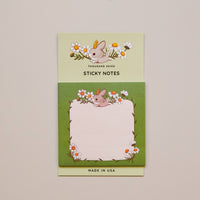 Sticky Notes- Jackalope's Garden (Green)