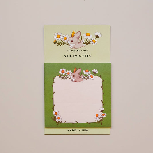 Sticky Notes- Jackalope's Garden (Green)