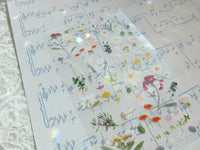 Sticker Sheet "Flower Letter" - Suatelier Design
