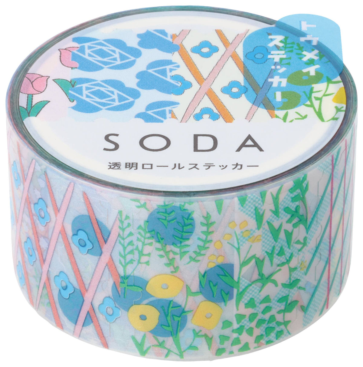 SODA transparent Masking Tape Sticker type