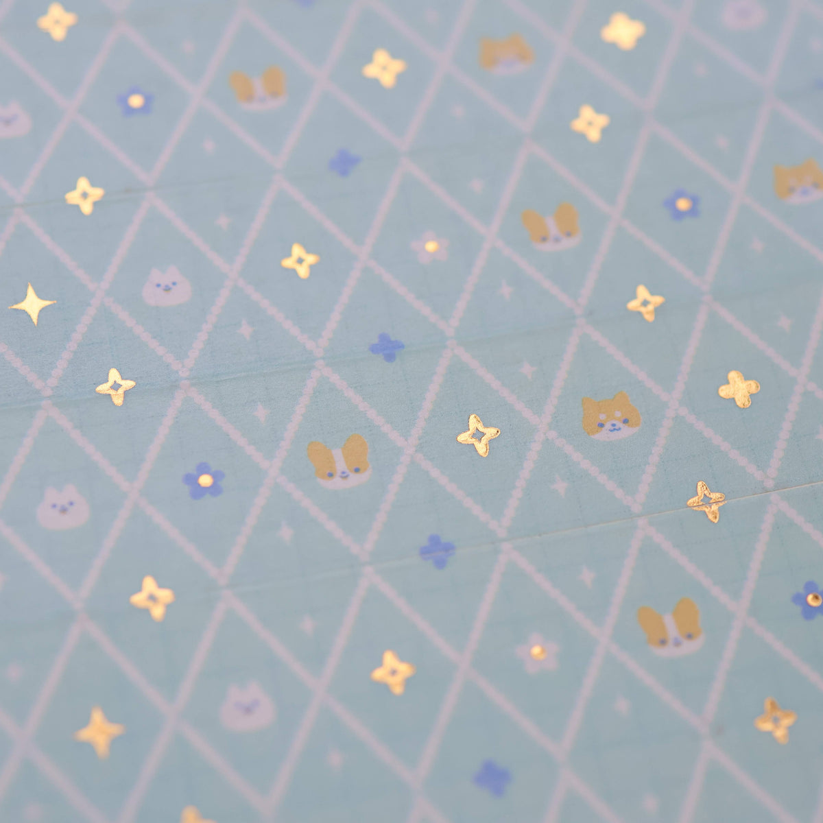 25mm Washi Tape (Foil) - Diamond Friends