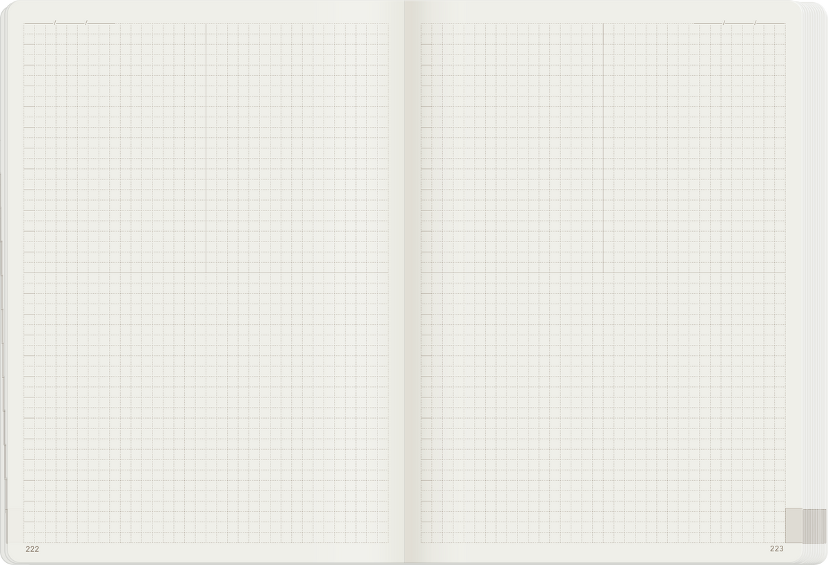 Wonderland222 A5 Core undated planner daily and note pages