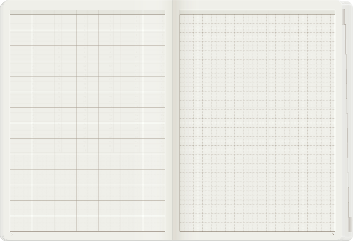 Wonderland222 A5 Core undated planner quarterly goal pages