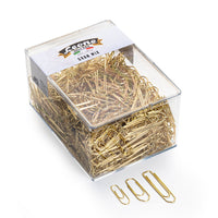 BRASS plated clips, 3 different lengths, 500 grams