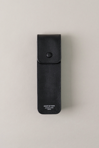 Button Leather Pen Case - Point of View