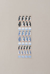 Winter Apple Penguin Sticker