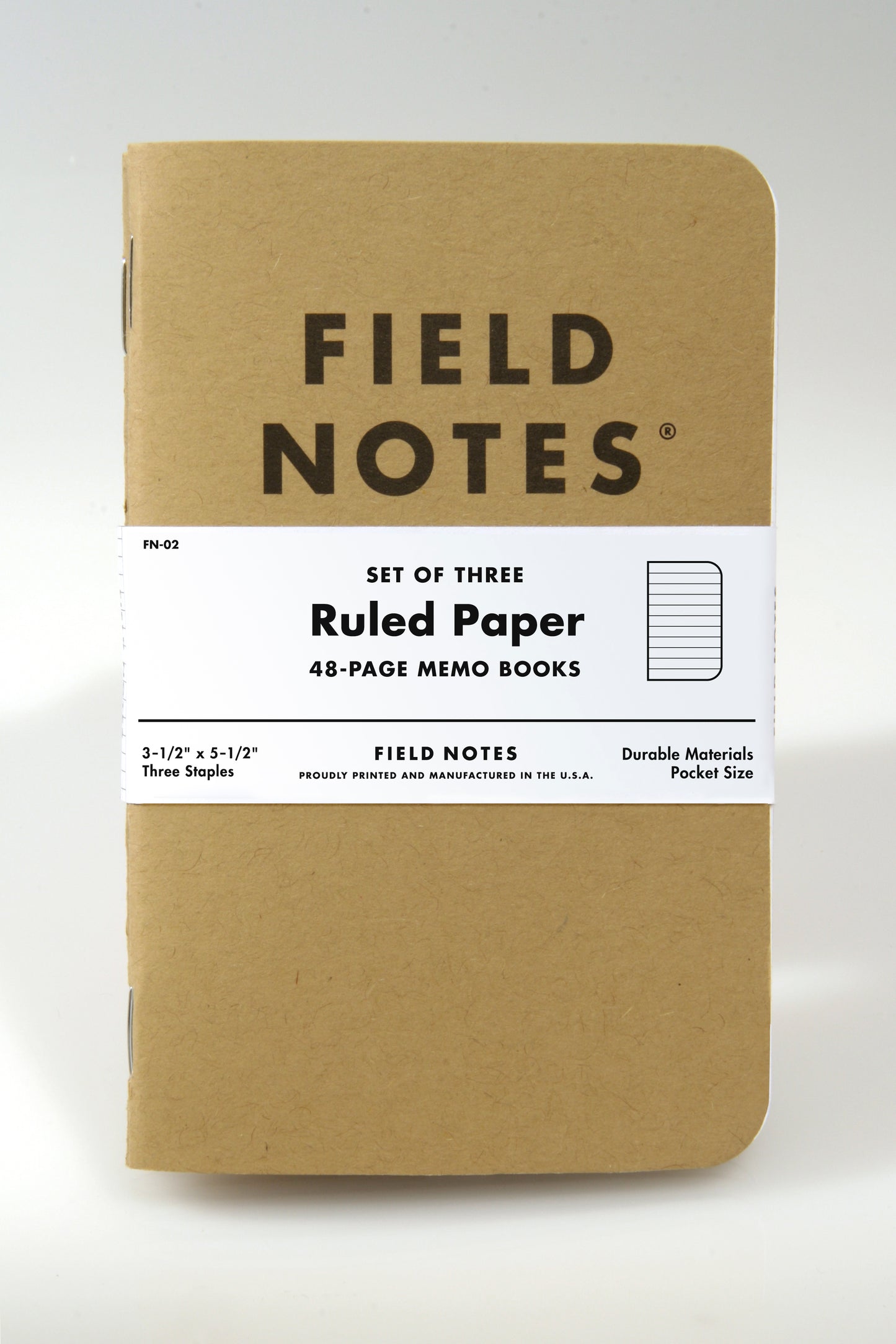 Original Kraft Feld Notes Set of 3