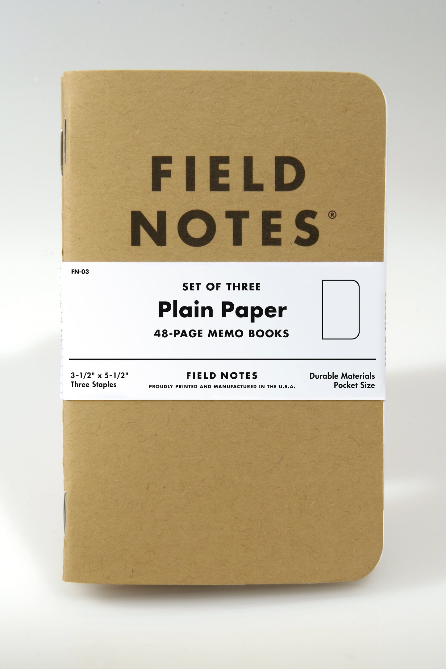 Original Kraft Feld Notes Set of 3