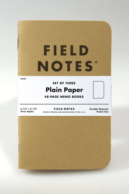 Original Kraft Feld Notes Set of 3