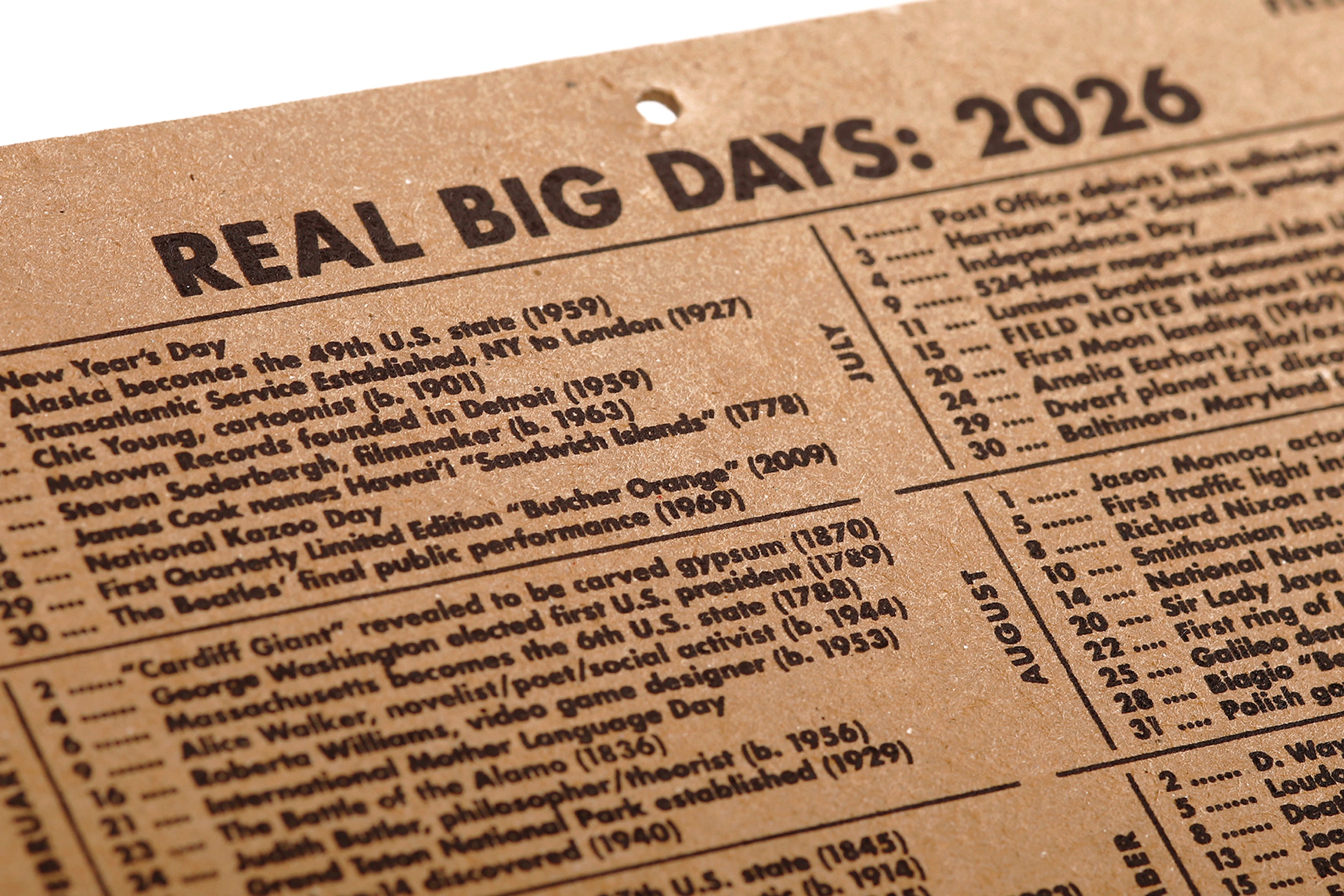 15-Month Work Station Calendar