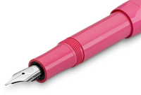 Kaweco Skyline Sport pink fountain pen nib close-up