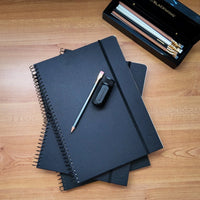 Blackwing A4 Spiral Notebook - Black