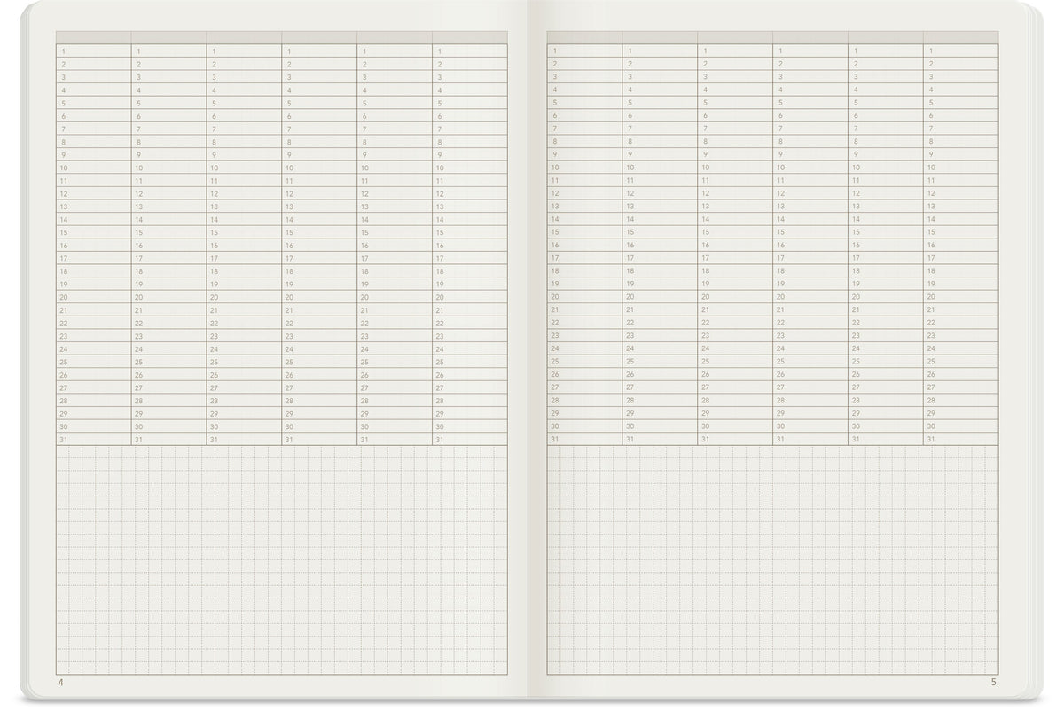 Wonderland222 A5 quarterly insert yearly planning spread