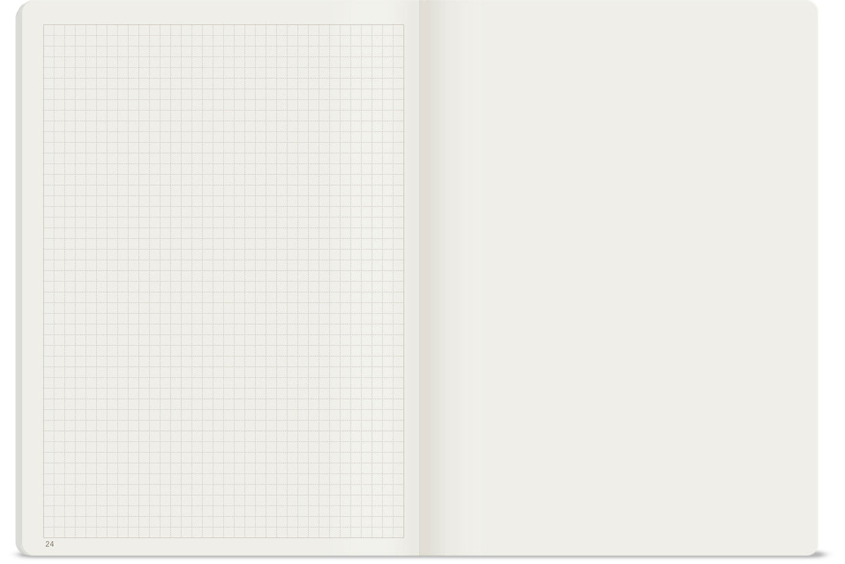 Wonderland222 A5 tracker insert blank grid note page