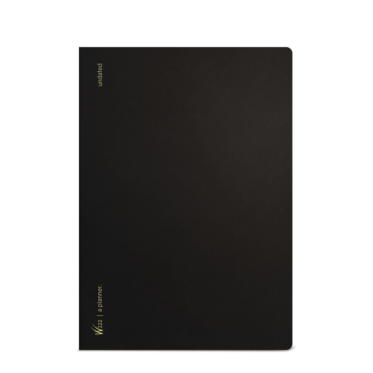 Wonderland222 A5 undated All-in-One planner in Midnight Sky black