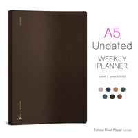 Wonderland222 A5 undated Core weekly planner v.3 with UnStacked weekends