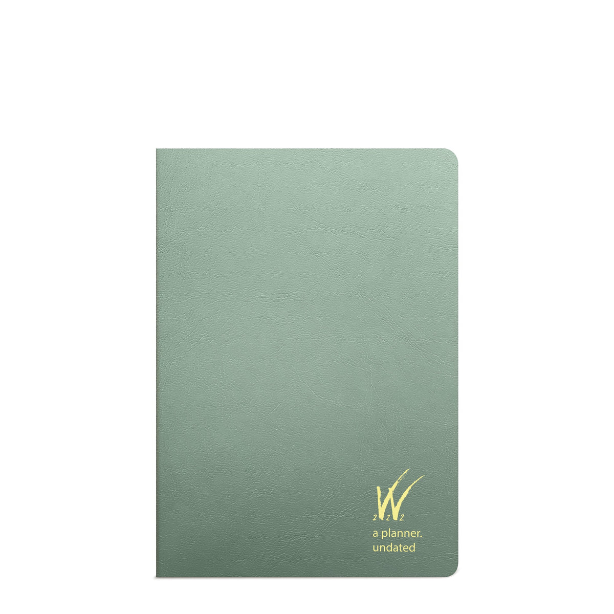 Wonderland222 B6 undated weekly planner v.2 in Moss dusty green