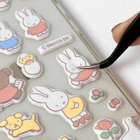 Miffy Puffy Cushion Deco Stickers - Random