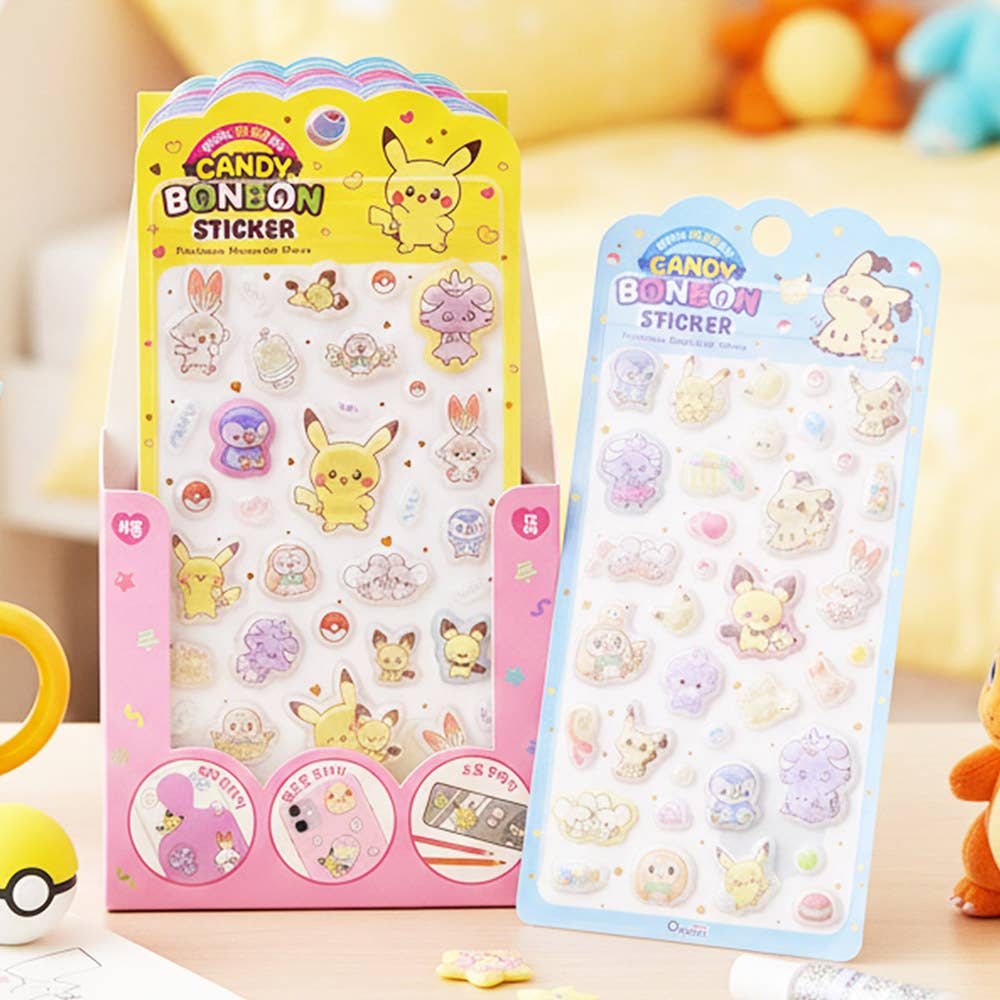Pokémon Pocket Peace Candy Bonbon Sticker (3D Puffy Sticker)