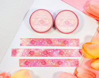 Unicorn Eclipse Pink Galaxy Silver Foil Washi Tape