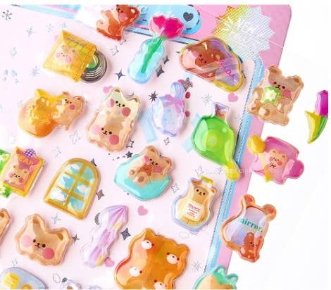 Aurora Bonbon Sparkling Stickers Shining Magic