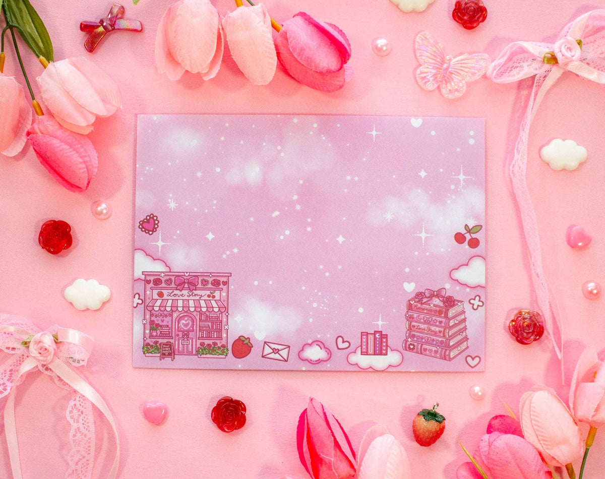 Unicorn Eclipse Love Story Envelopes