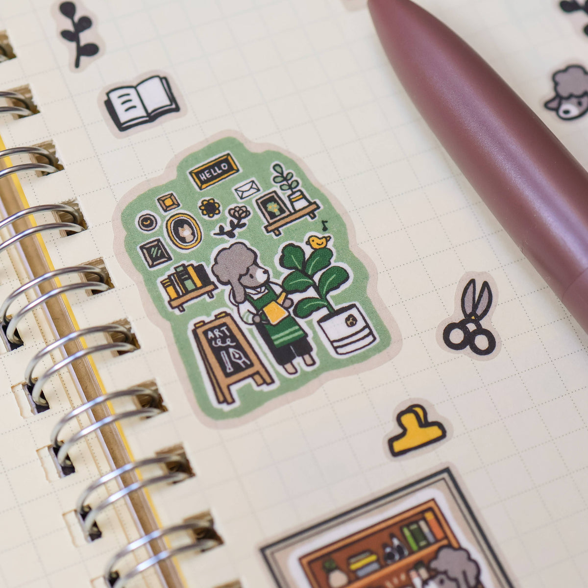 Sticker Sheet (Washi) - Stationery Store