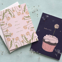 Birthday Dandelions Card