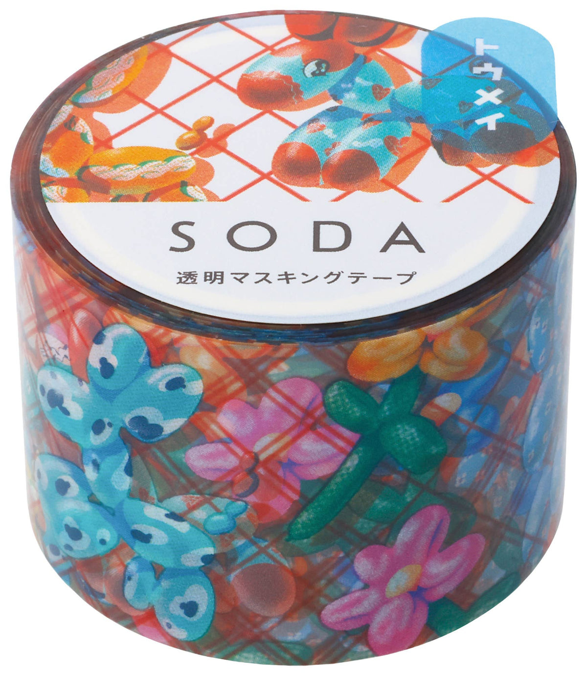 SODA transparent Masking Tape 1.2"  WIDE