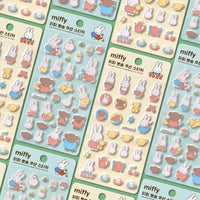 Miffy Puffy Cushion Deco Stickers - Random