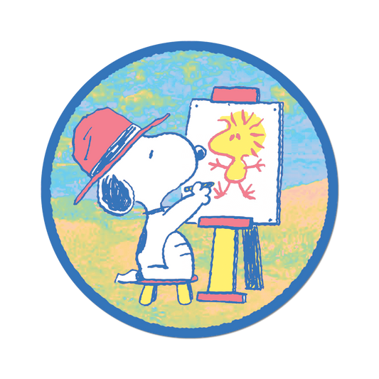 Painting Snoopy - Die-Cut Sticker (Art)