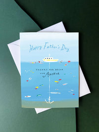 Anchor Dad – Father’s Day Card | Nautical Father’s Day Card