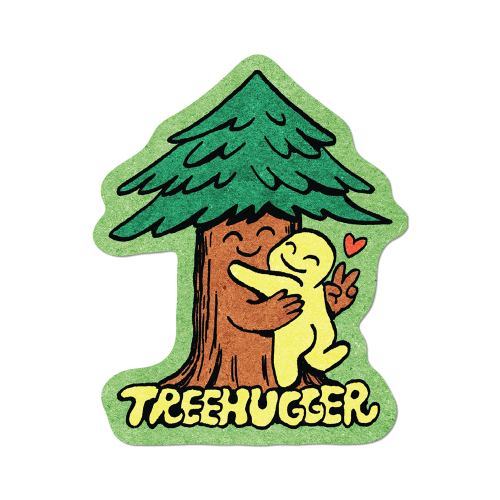 Tree Hugger by Apply - Die-Cut Sticker (Nature, Summer)