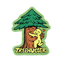 Tree Hugger by Apply - Die-Cut Sticker (Nature, Summer)