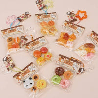 Mini Bread Dessert Clear Pouch Keyring – 24 Random Style