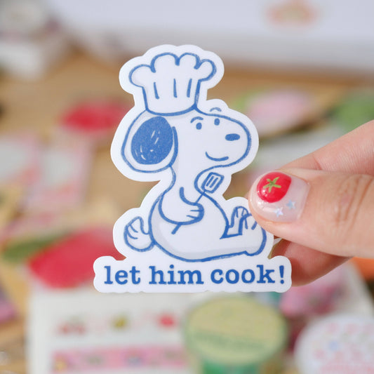 Let him cook sticker