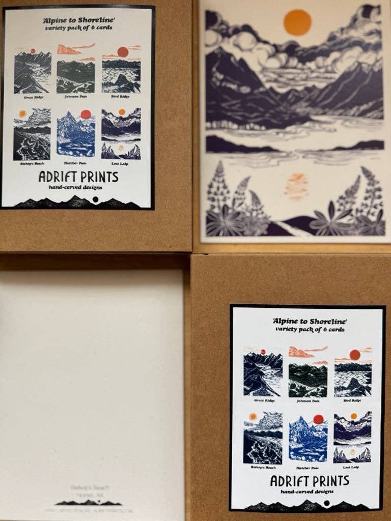 Alpine to Shoreline Boxed Card Set