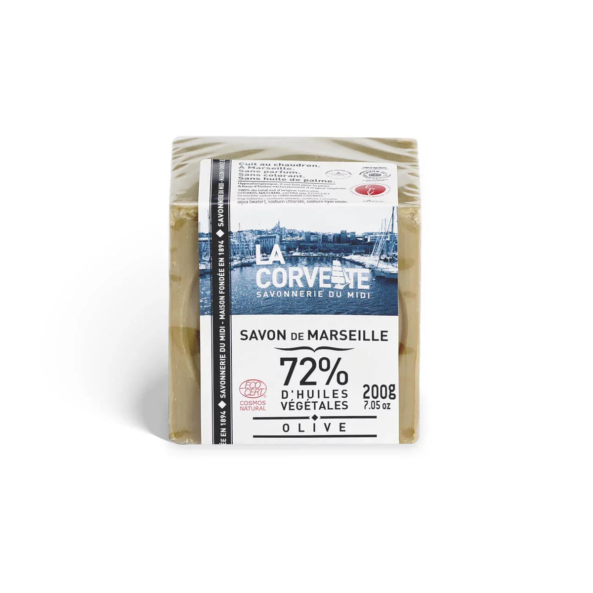 LA CORVETTE Savon De Marseille EXTRA PURE SOAP CUBE