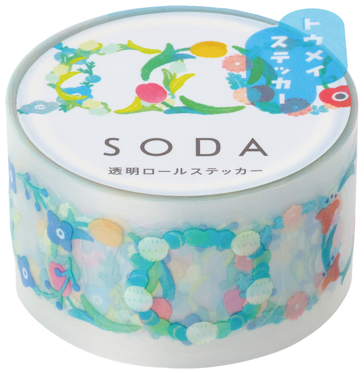 SODA transparent Masking Tape Sticker type