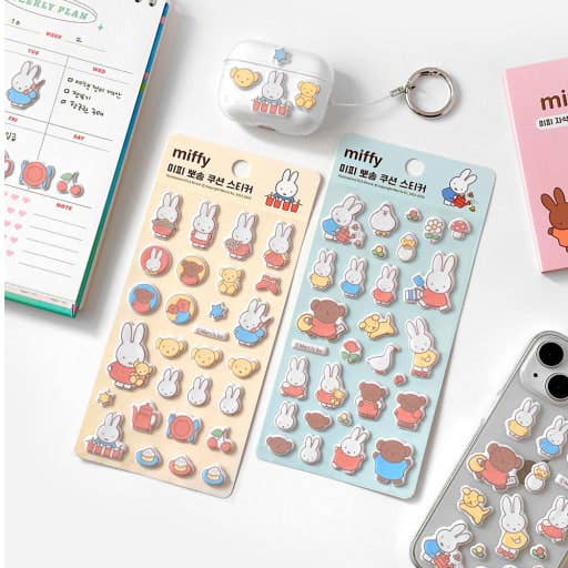 Miffy Puffy Cushion Deco Stickers - Random