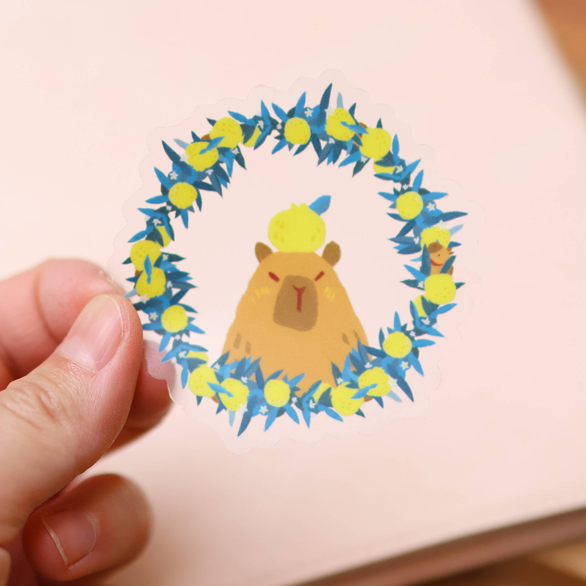 Vinyl Sticker (Transparent) Capybara