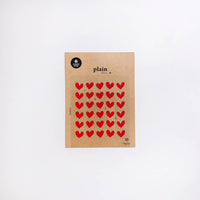 Suatelier Design Plain Deco Hearts Sticker Sheet