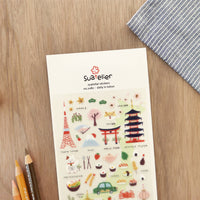 Suatelier Design "Daily in Tokyo" Sticker Sheet