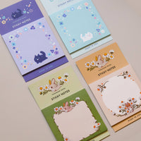 Sticky Notes- Jackalope's Garden (Green)