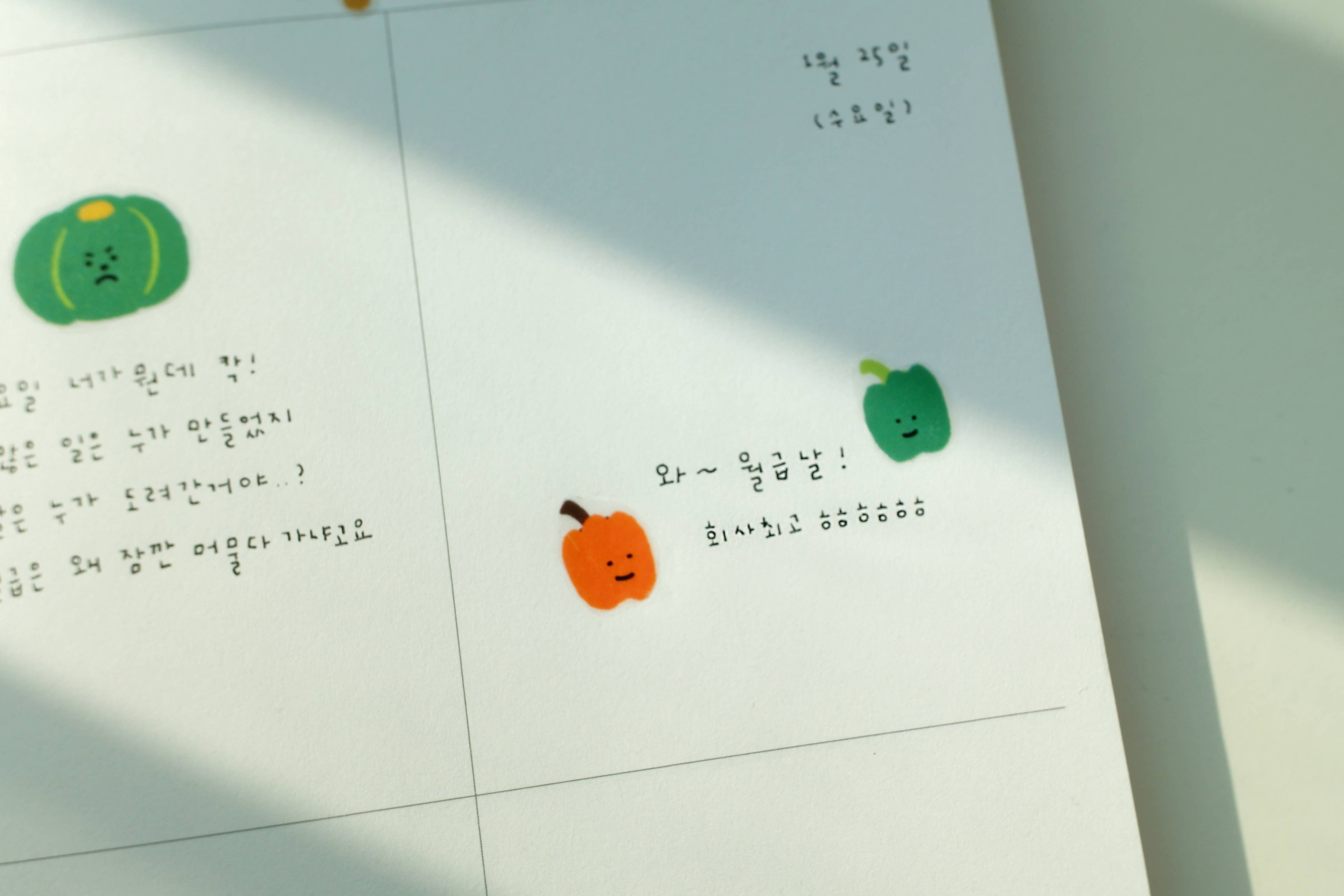 Vegetable Sticker Sheet - Hehe - Suatelier Design